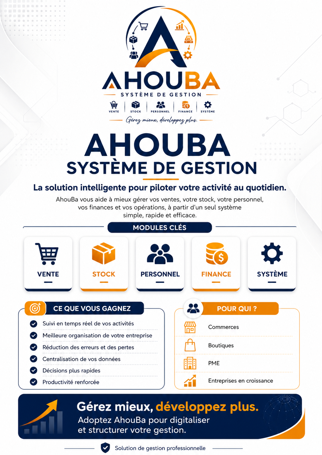 AhouBa – GESTION DE STOCK ET DE VENTE